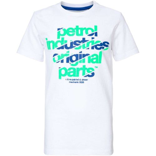 Veste T-Shirt Logo White Fluo M-1000-TSR605 - Petrol Industries - Modalova