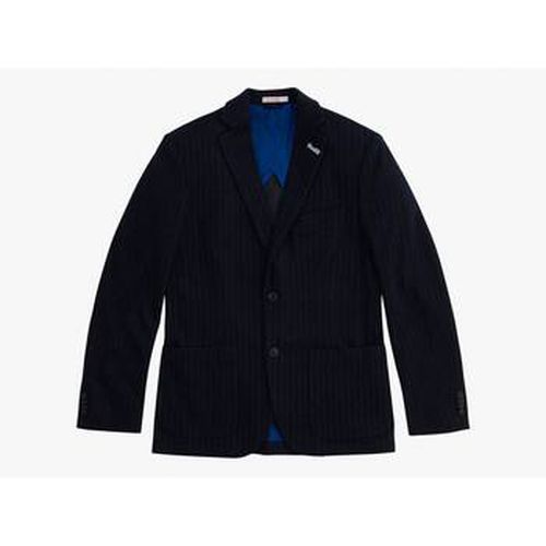 Veste Giacca Formal Jacket Blu Gessato J40102 - Sun68 - Modalova