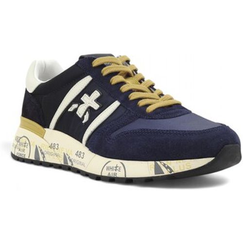 Chaussures Running Suede Sneaker Uomo Blue LANDER-6904 - Premiata - Modalova