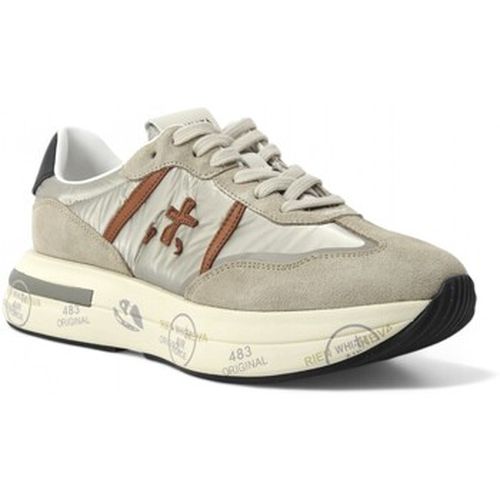 Bottines Running Suede Sneaker Donna Grey Brown CASSIE-6470 - Premiata - Modalova