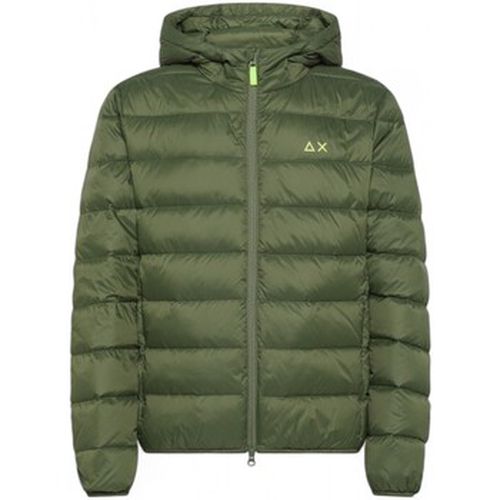 Gilet GIACCA CAPPUCCIO UOMO VERDE SCURO R44101 - Sun68 - Modalova