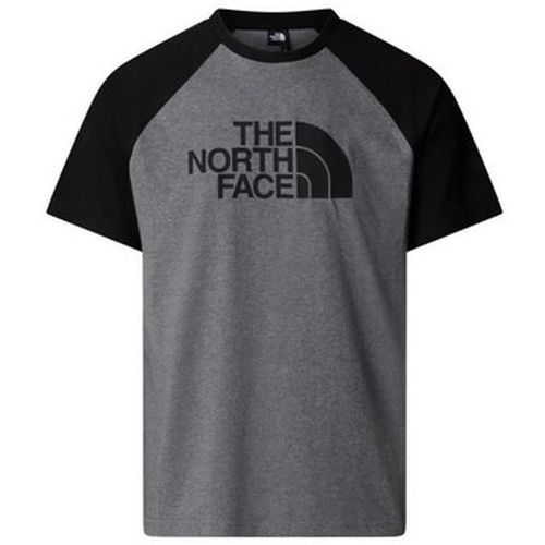 T-shirt TEE SHIRT M S/S RAGLAN EASY TEE - TNF MEDIUM GREY HEATHER - L - The North Face - Modalova