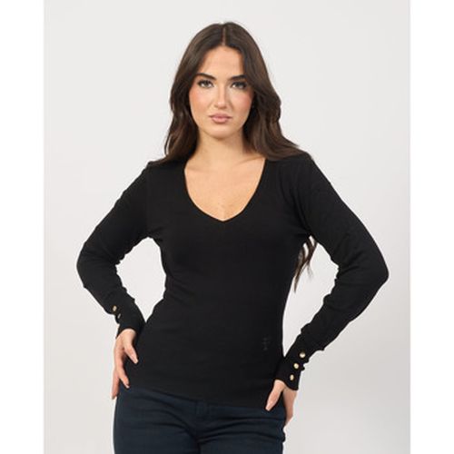 Pull Chemise à manches longues avec col en V - Fracomina - Modalova