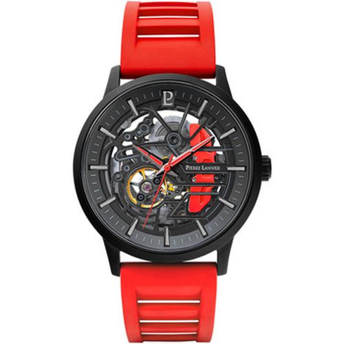 Montre PADDOCK Cadran Bracelet Caoutchouc Rouge 22 MM - Pierre Lannier - Modalova