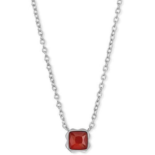 Collier Collier Birthstone Janvier Agate rouge - Coeur De Lion - Modalova