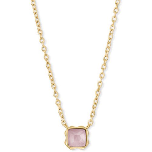 Collier Collier Birthstone doré Octobre Quartz rose - Coeur De Lion - Modalova