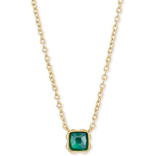 Collier Colliier Birthstone Mai Agate verte - Coeur De Lion - Modalova