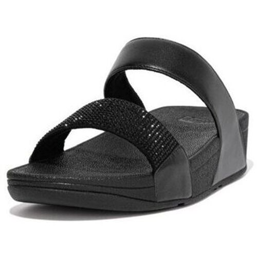 Mules LULU CRYSTAL EMBELLISHED SLIDES ALL BLACK - FitFlop - Modalova