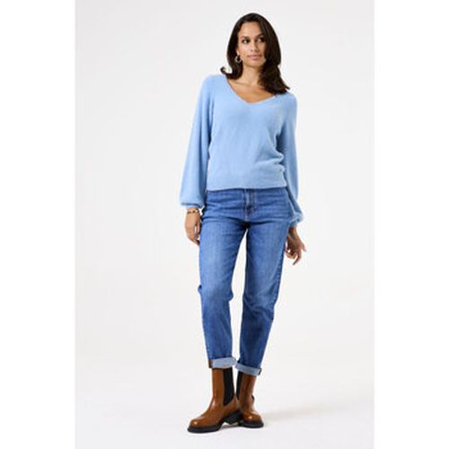 Pull Pull COL V Faded Denim - Garcia - Modalova