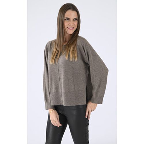 Pull Pull oversize cachemire taupe-048051 - Notshy - Modalova