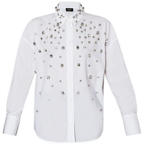 Chemise Chemise en coton avec strass - Liu Jo - Modalova