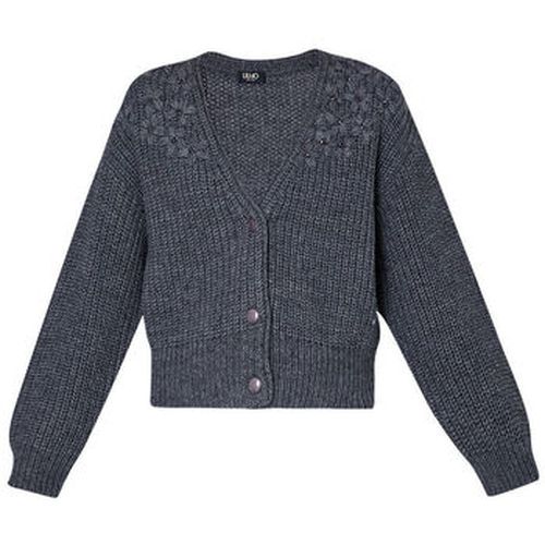 Gilet Cardigan en laine avec broderie - Liu Jo - Modalova