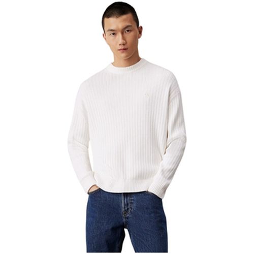 Sweat-shirt Pull Ref 63857 YBI Ecru - Calvin Klein Jeans - Modalova