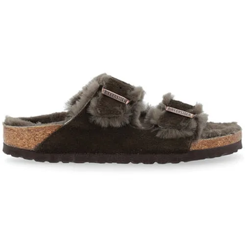 Sandales Sandale Arizona en fourrure brune - Birkenstock - Modalova