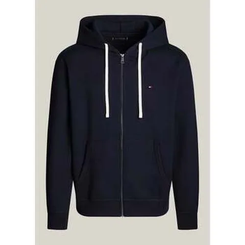 Polaire Sweat zippé à capuche marine - Tommy Hilfiger - Modalova