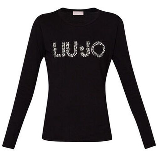 T-shirt T-shirt avec logo et strass - Liu Jo - Modalova