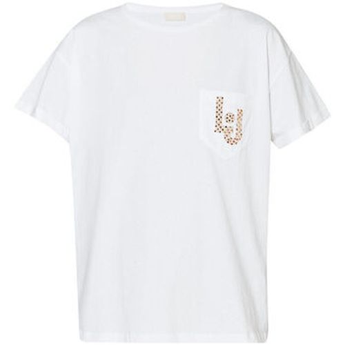 T-shirt T-shirt avec poche poitrine et strass - Liu Jo - Modalova