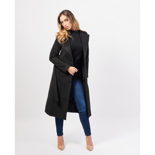 Manteau Manteau long en tissu MDM avec ceinture - Mademoiselle Du Monde - Modalova