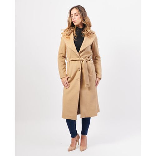 Manteau Manteau long en tissu MDM avec ceinture - Mademoiselle Du Monde - Modalova