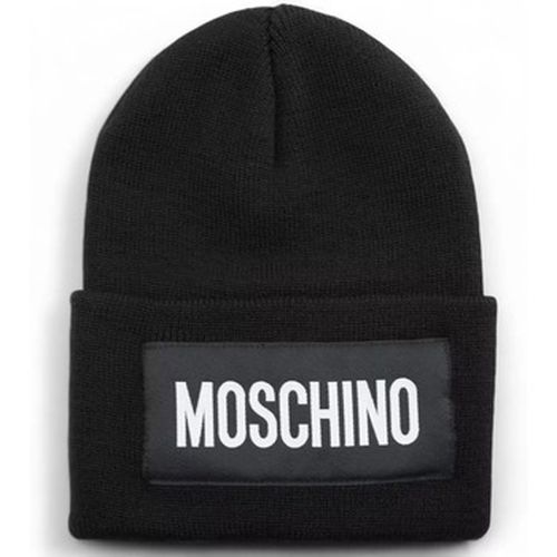 Chapeau beanie patch logate - Moschino - Modalova