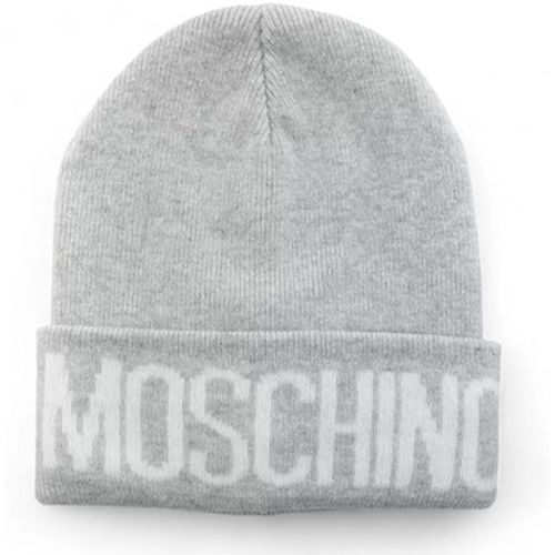 Chapeau chapeau blanc logo blanc - Moschino - Modalova