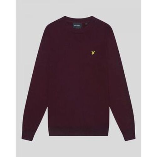 Pull KN2110V MERINO CREW-Z562 BURGUNDY - Lyle & Scott - Modalova