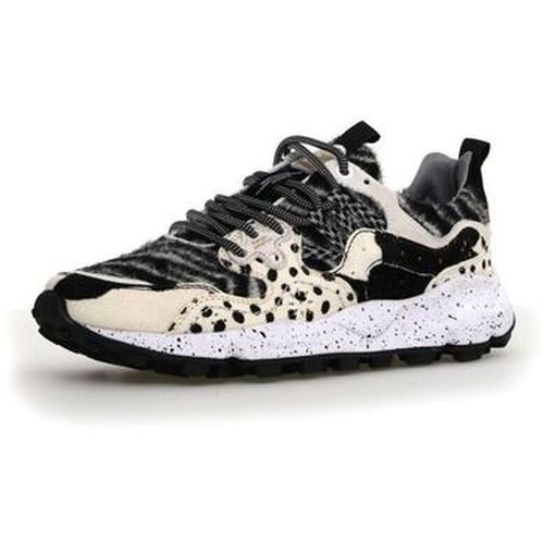 Baskets YAMANO 3 - 2017818 26-1N21 WHITE-BLACK-BLACK - Flower Mountain - Modalova