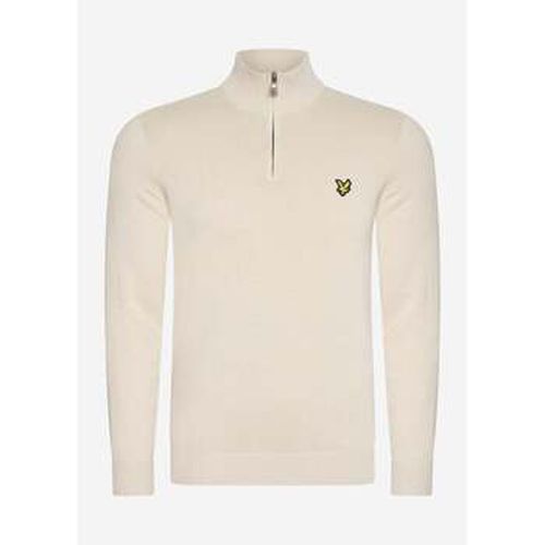 Pull Pull à quart de fermeture éclair en coton mérinos - cove - Lyle & Scott - Modalova