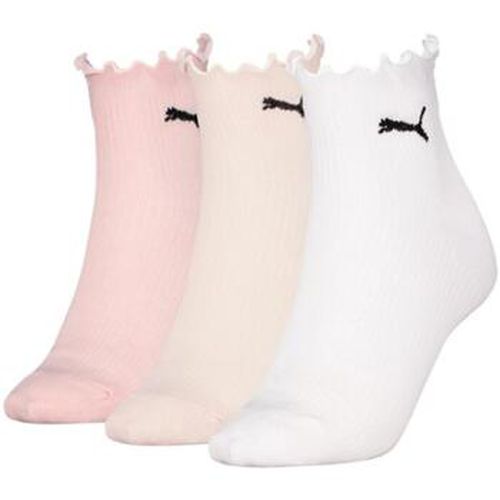 Chaussettes women ruffle quarter 3p - Puma - Modalova