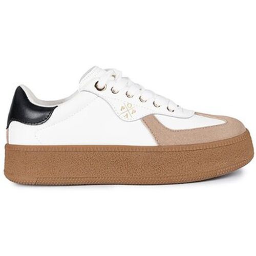 Baskets ZAPATILLAS DE CORDONES CON DOBLE SUELA NOBLE BLANCO - Popa - Modalova