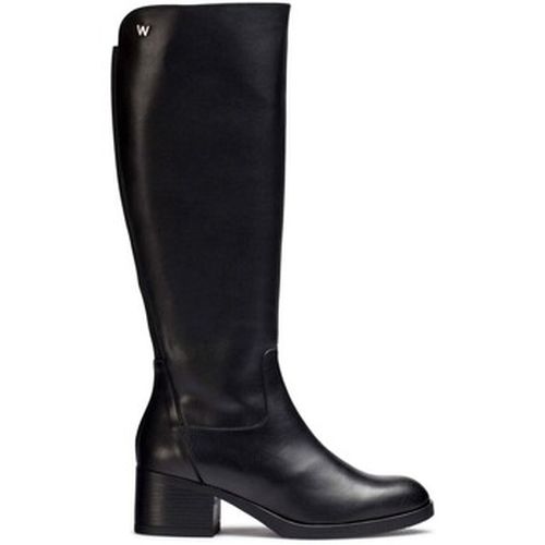 Bottes BOTA DE PIEL DE CAÑA ALTA NEGRA G-6241 - Wonders - Modalova