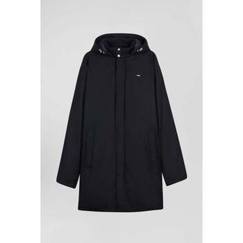 Manteau Parka marine en flanelle - Eden Park - Modalova