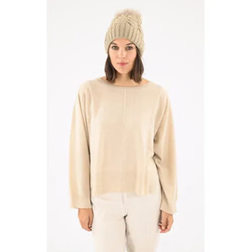 Bonnet Bonnet Amalie en laine taupe-047996 - Soia & Kyo - Modalova