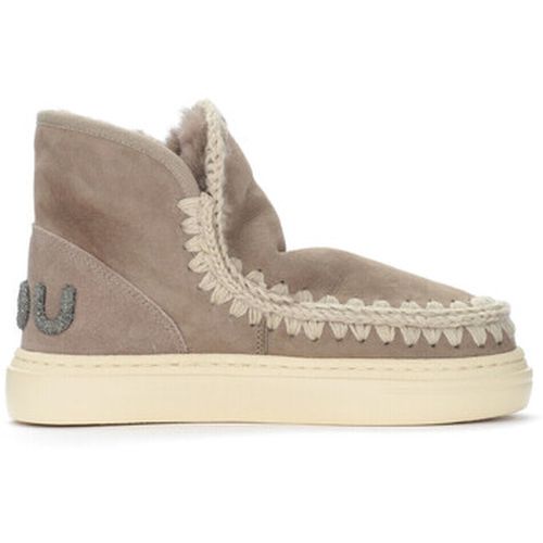 Boots Baskets Botte Eskimo Gris audacieux avec logo pailleté - Mou - Modalova