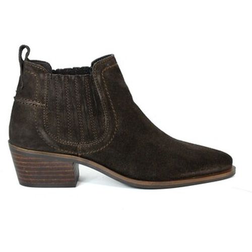 Bottines BOTÍN NEGRO COWBOY DE SERRAJE CON TACÓN BAJO KORA - Vexed - Modalova