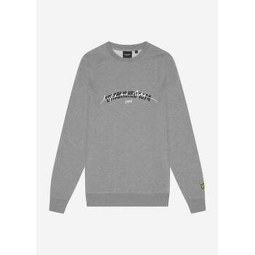 Pull Established 1874 graphic crew neck sweatshirt - mid grey marl - Lyle & Scott - Modalova