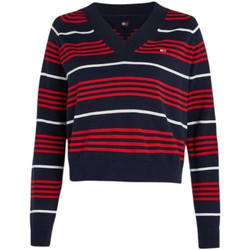 Sweat-shirt Pull Ref 63313 C1G Marine Rouge - Tommy Jeans - Modalova