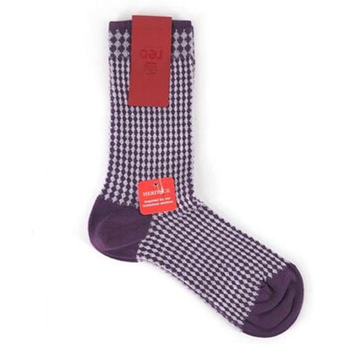 Chaussettes Chaussettes Femme Jacquard Micro Losange Lurex - Red Sox - Modalova