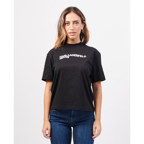 T-shirt T-shirt col rond basique - Karl Lagerfeld - Modalova