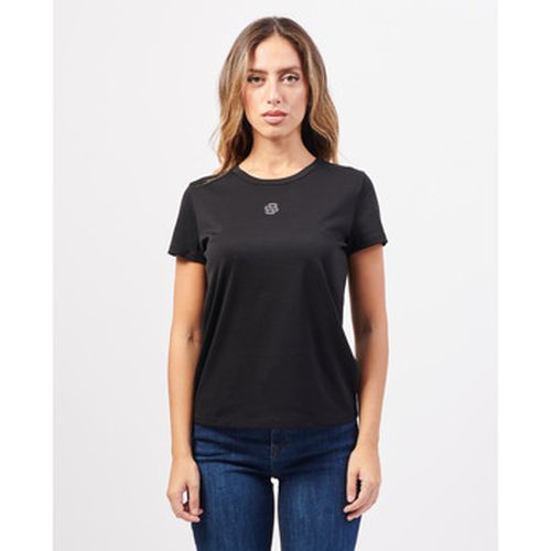 T-shirt T-shirt en coton avec monogramme - BOSS - Modalova