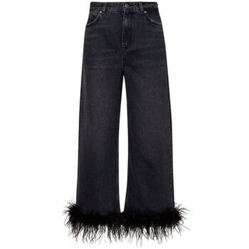 Jeans Jean cropped à plumes - Liu Jo - Modalova