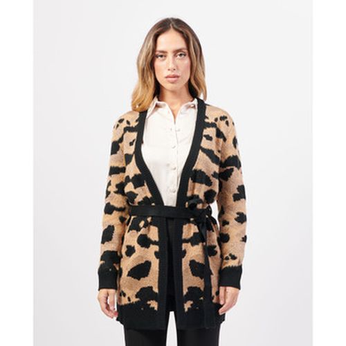 Gilet Cardigan jacquard à imprimé animalier - Gaudi - Modalova