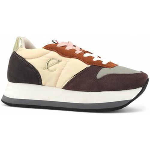 Chaussures CAFENOIR Running Suede Sneaker Donna Multi Cuoio DL6000 - Café Noir - Modalova