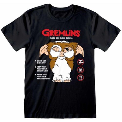 T-shirt Gremlins The Rules - Gremlins - Modalova