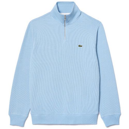 Sweat-shirt SWEATSHIRT ZIPPÉ INTERLOCK COL MONTANT PASTEL - Lacoste - Modalova