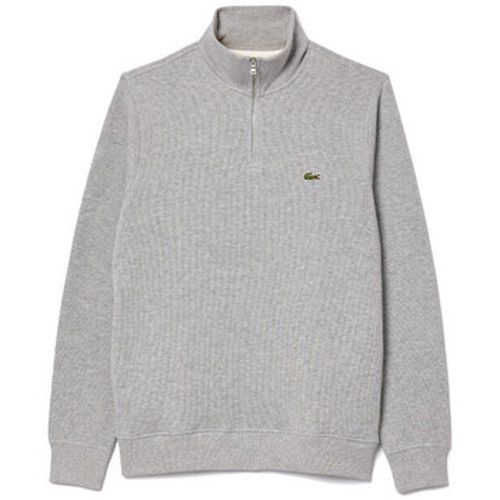 Sweat-shirt SWEATSHIRT ZIPPÉ INTERLOCK COL MONTANT - Lacoste - Modalova