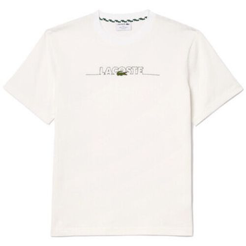 T-shirt T-SHIRT BRODÉ FABRIQUÉ EN FRANCE - Lacoste - Modalova