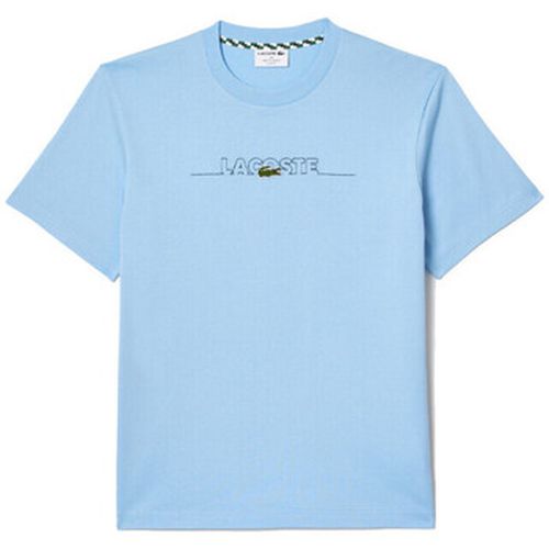 T-shirt T-SHIRT PASTEL BRODÉ FABRIQUÉ EN FRANCE - Lacoste - Modalova