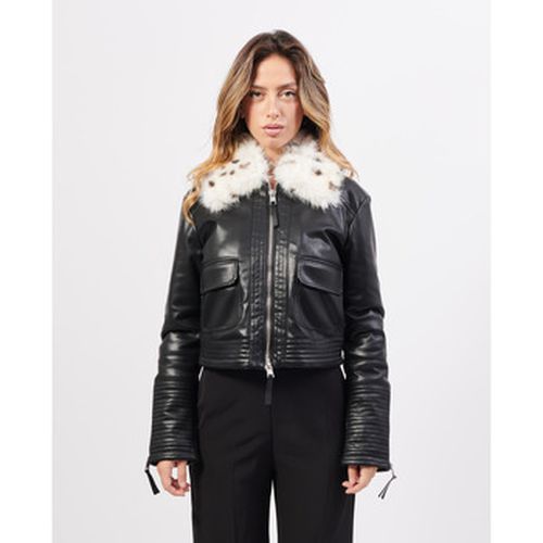 Blouson veste en synthétique avec fourrure - Silvian Heach - Modalova