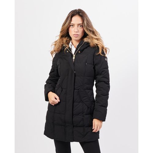 Blouson veste longue matelassée à capuche - Yes Zee - Modalova